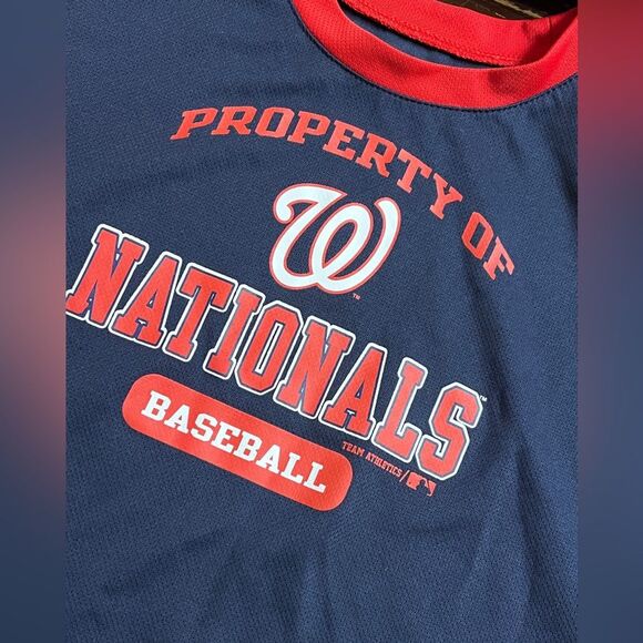 Majestic MLB Washington Nationals Jersey Shirt Toddler Kid Boy Girl size 3T - Picture 2 of 5